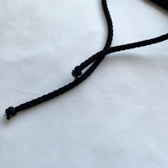 MELOW BY MELISSA BOLDUC ISABEAU HIGH NECK TIE WAIST JACKET IN BLACK - S - Picture 11 of 13